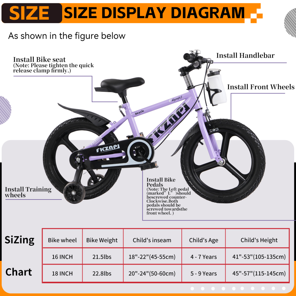 Kids Bike 18 Inch – High Carbo - Carbon Bike Frame 评论和价格